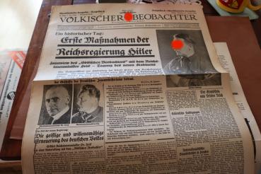 Preview: Zeitung Original-Nachdruck - Völkischer Beobachter Norddeutsche Ausgabe 31.01.1933